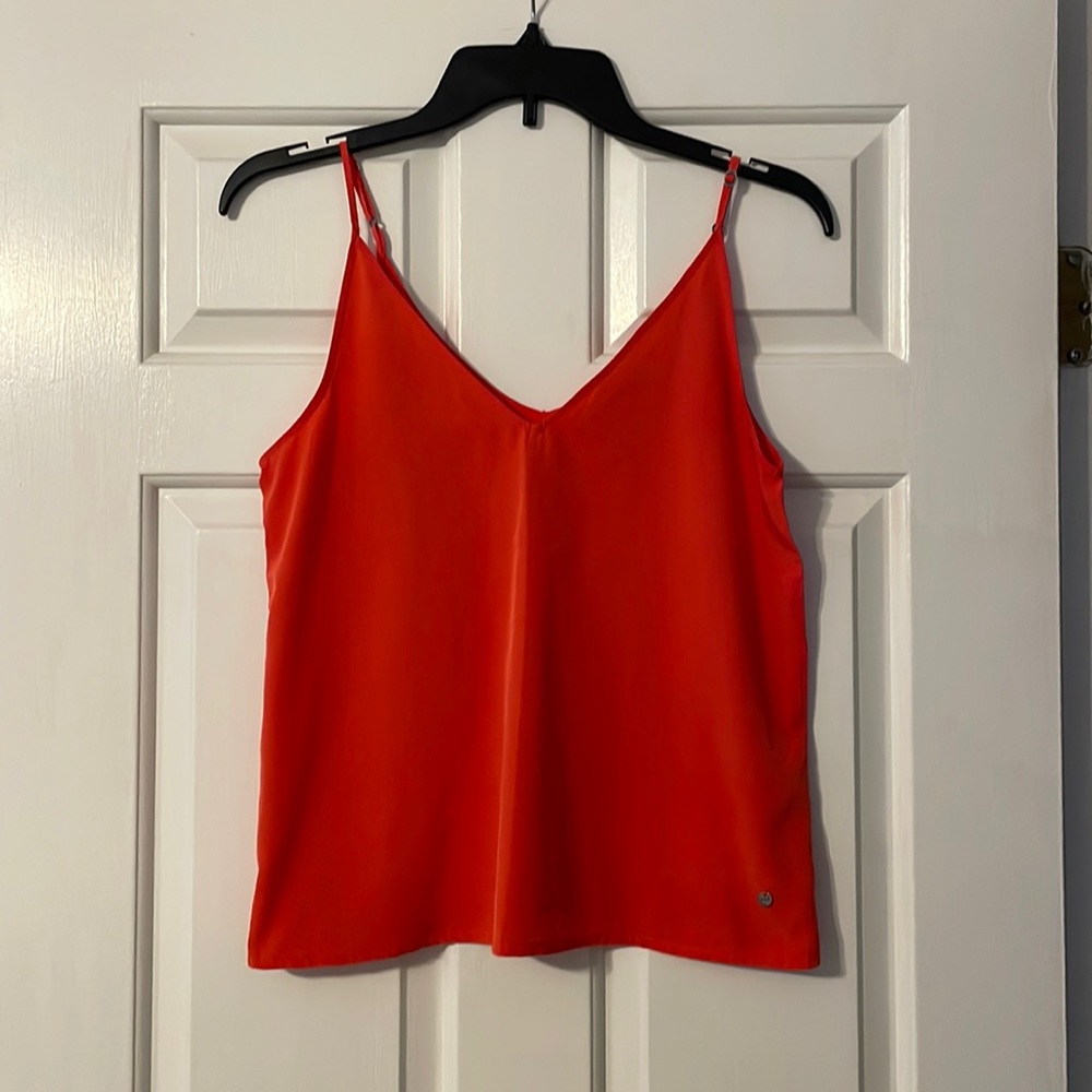 coral abercrombie & fitch top